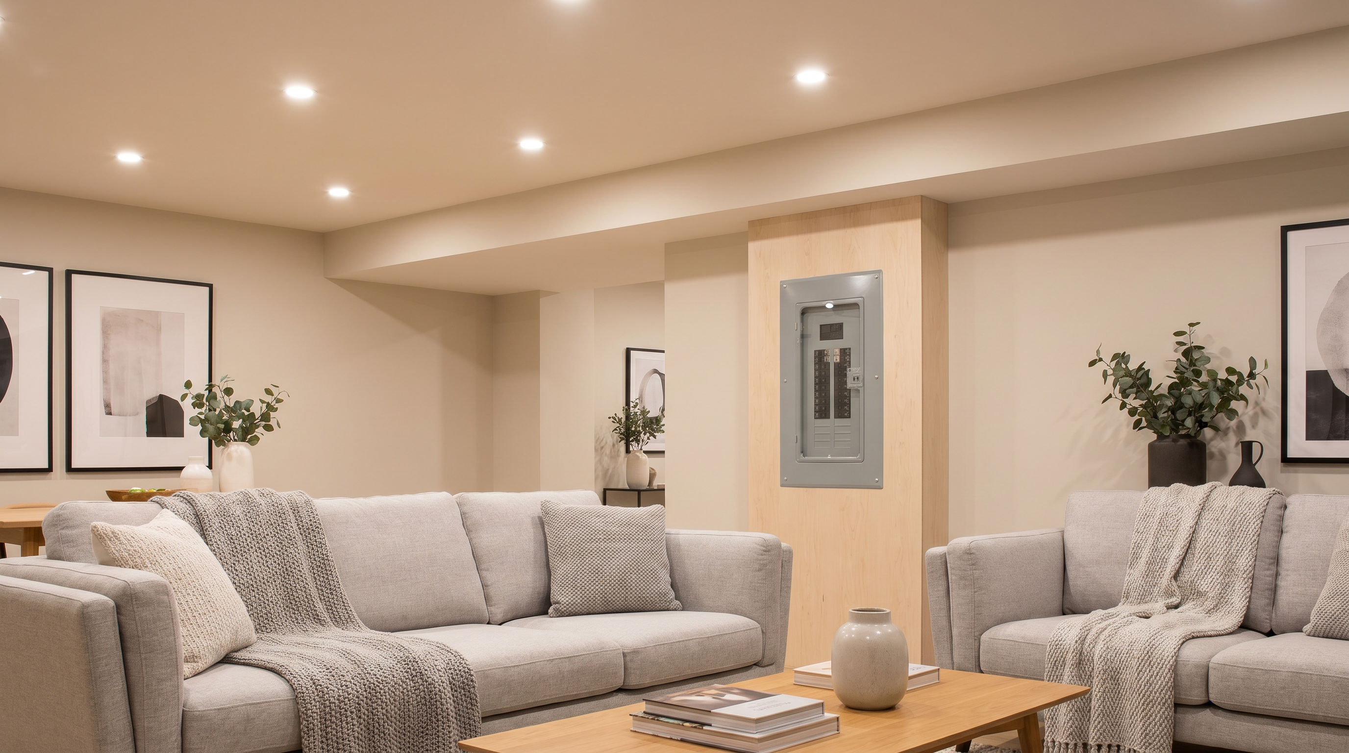 Custom kitchen lighting in Inglewood